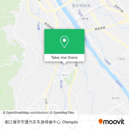 都江堰市宇通汽车车身维修中心 map