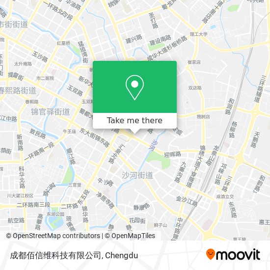 成都佰信维科技有限公司 map