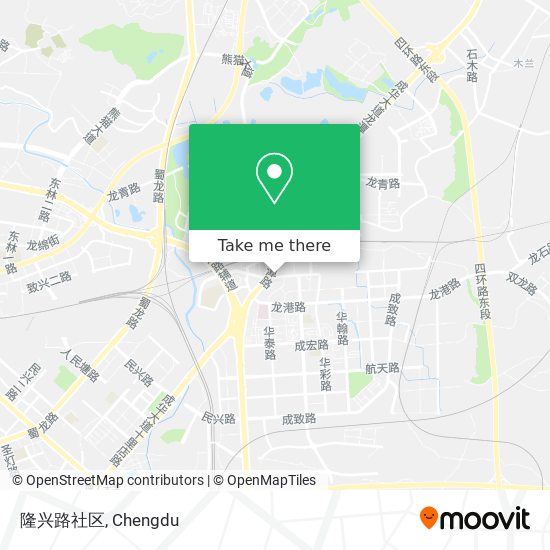 隆兴路社区 map
