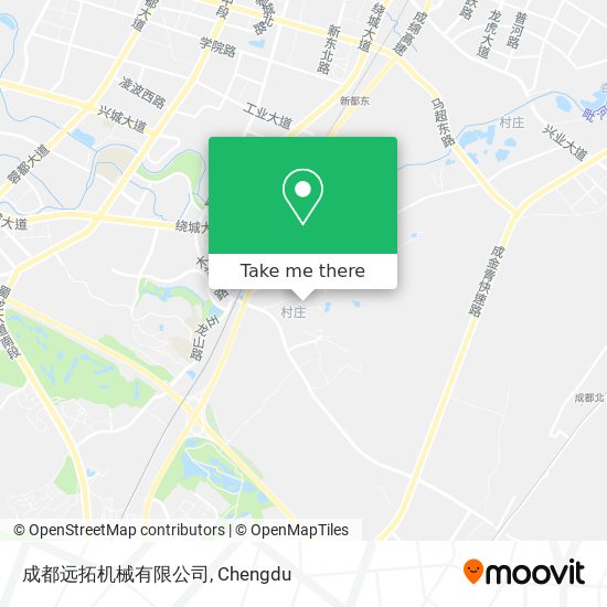 成都远拓机械有限公司 map