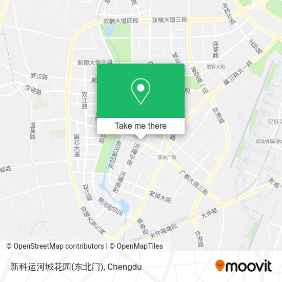 新科运河城花园(东北门) map