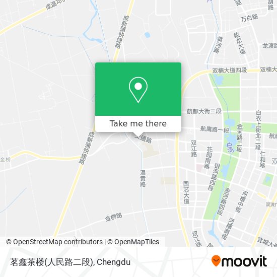 茗鑫茶楼(人民路二段) map