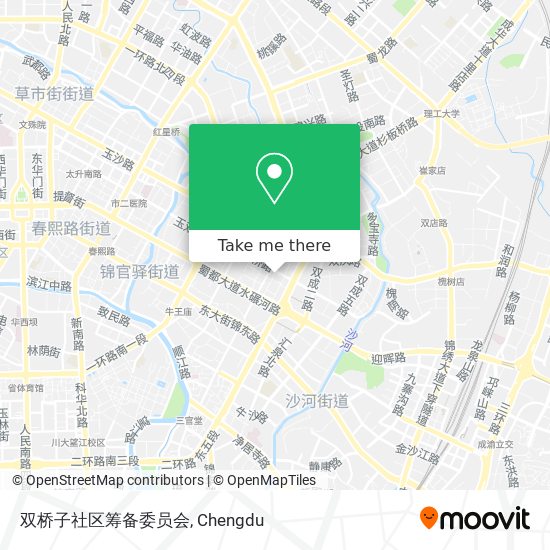 双桥子社区筹备委员会 map