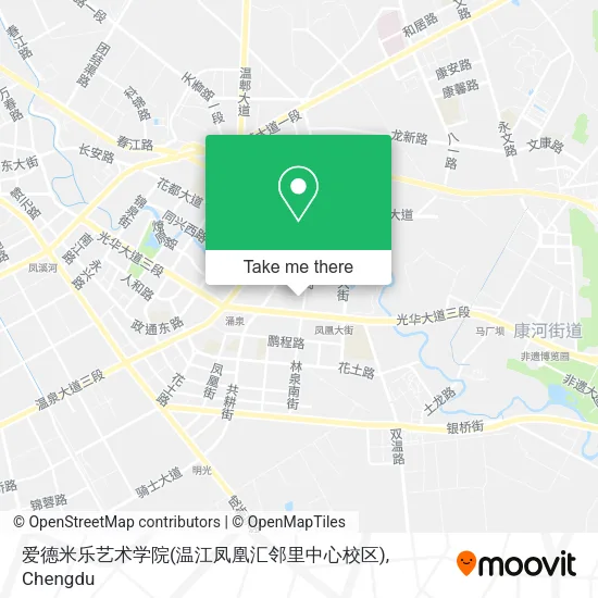 爱德米乐艺术学院(温江凤凰汇邻里中心校区) map