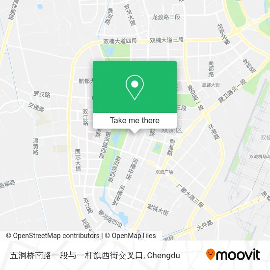 五洞桥南路一段与一杆旗西街交叉口 map