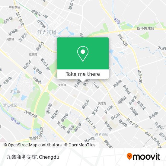 九鑫商务宾馆 map