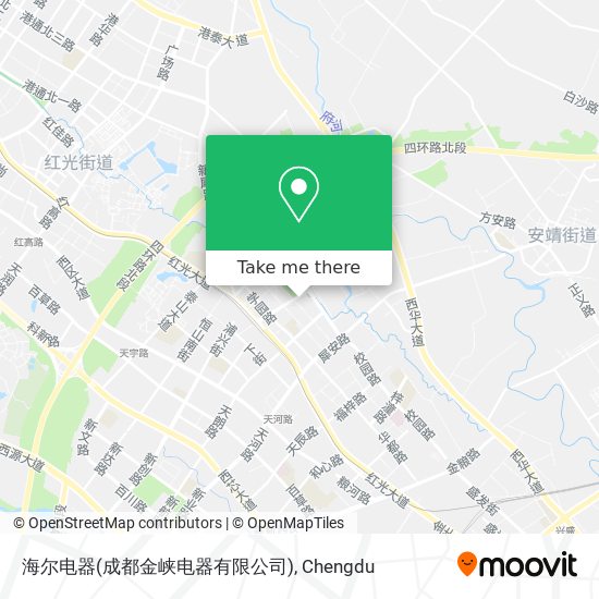 海尔电器(成都金峡电器有限公司) map