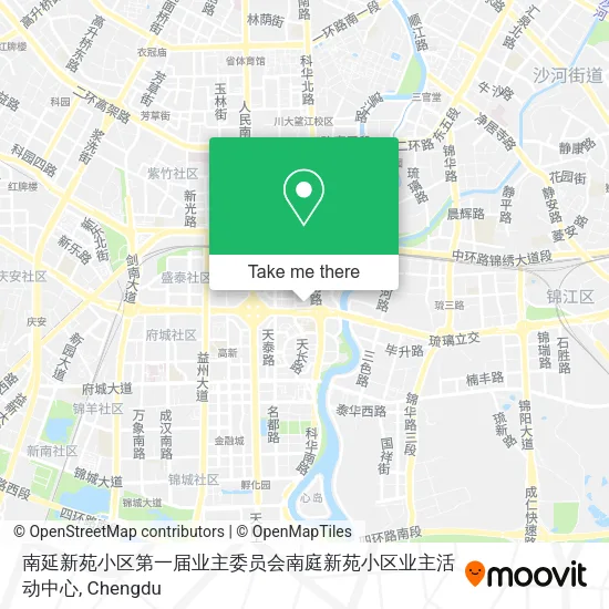 南延新苑小区第一届业主委员会南庭新苑小区业主活动中心 map