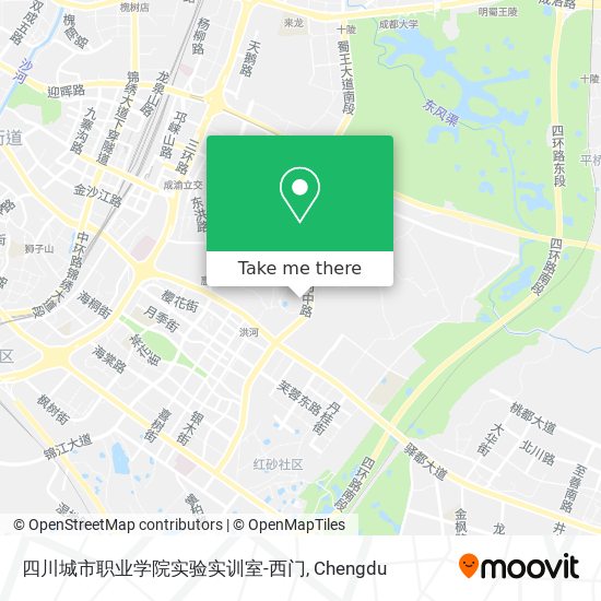 四川城市职业学院实验实训室-西门 map