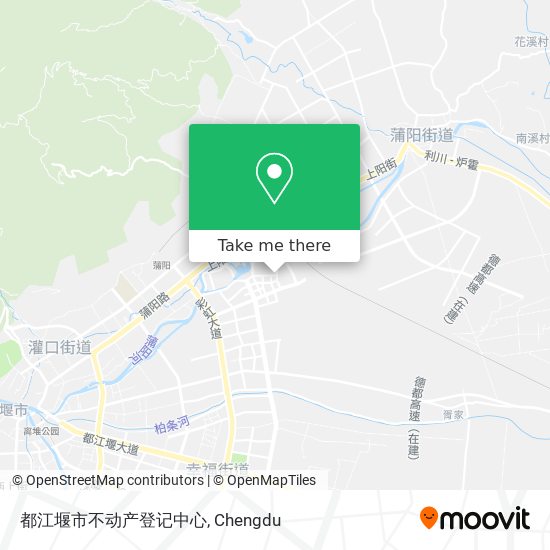 都江堰市不动产登记中心 map
