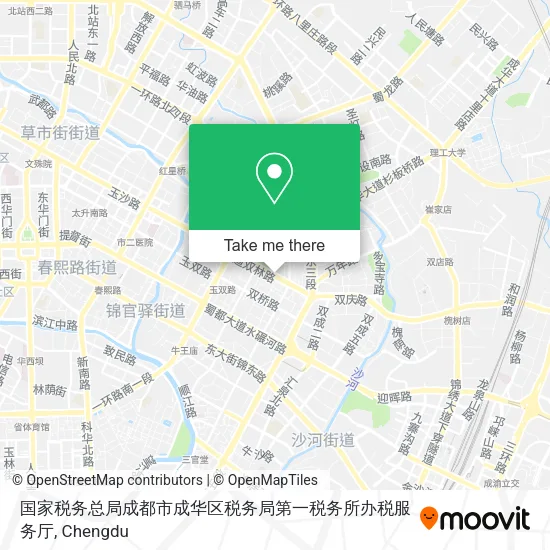 国家税务总局成都市成华区税务局第一税务所办税服务厅 map