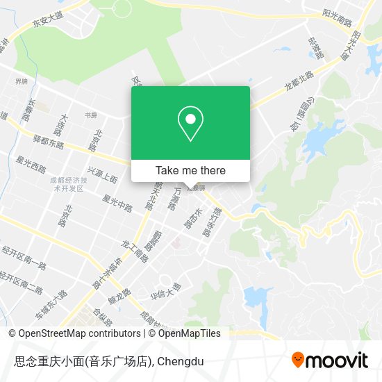 思念重庆小面(音乐广场店) map