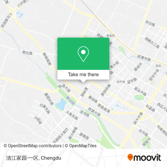 清江家园-一区 map