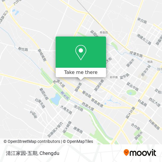 清江家园-五期 map