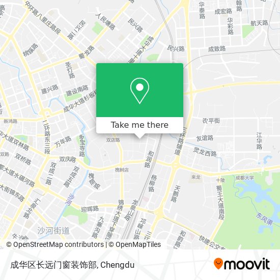 成华区长远门窗装饰部 map
