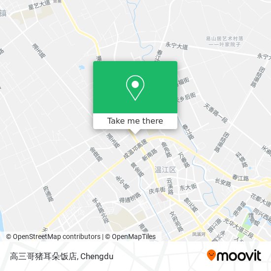 高三哥猪耳朵饭店 map