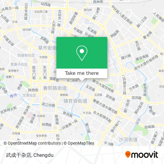 武成干杂店 map