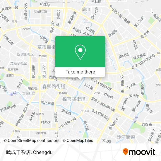 武成干杂店 map