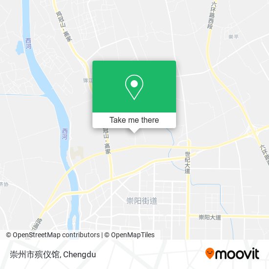 崇州市殡仪馆 map