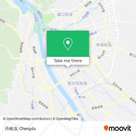丹棱冻 map