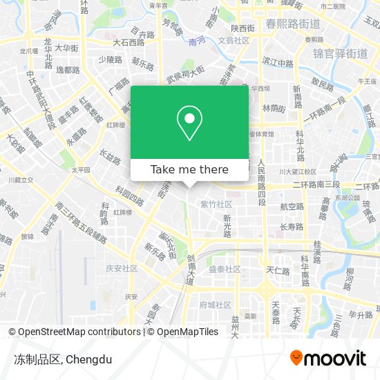 冻制品区 map