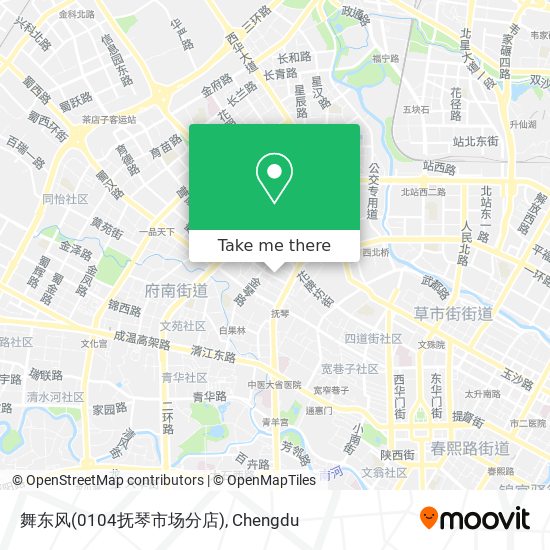 舞东风(0104抚琴市场分店) map
