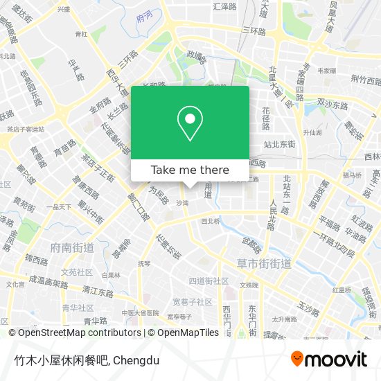 竹木小屋休闲餐吧 map