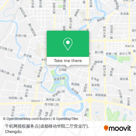 千机网授权服务点(成都移动华阳二厅营业厅) map
