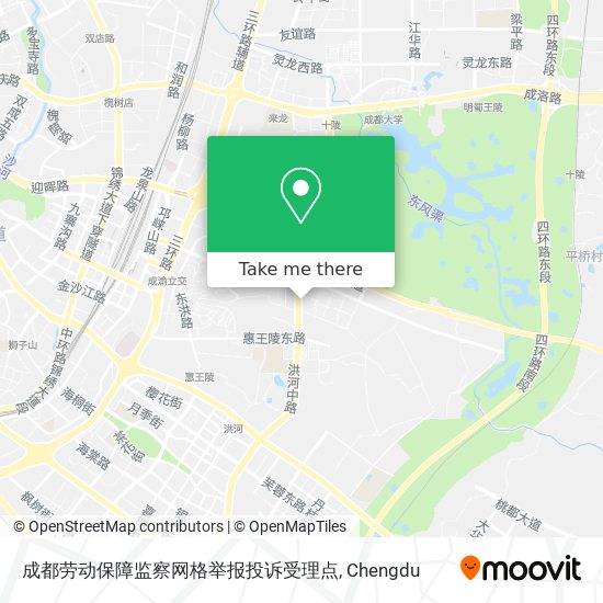 成都劳动保障监察网格举报投诉受理点 map