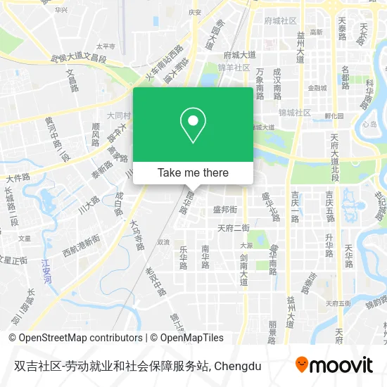 双吉社区-劳动就业和社会保障服务站 map