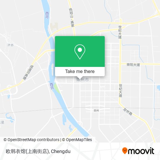 欧韩衣馆(上南街店) map