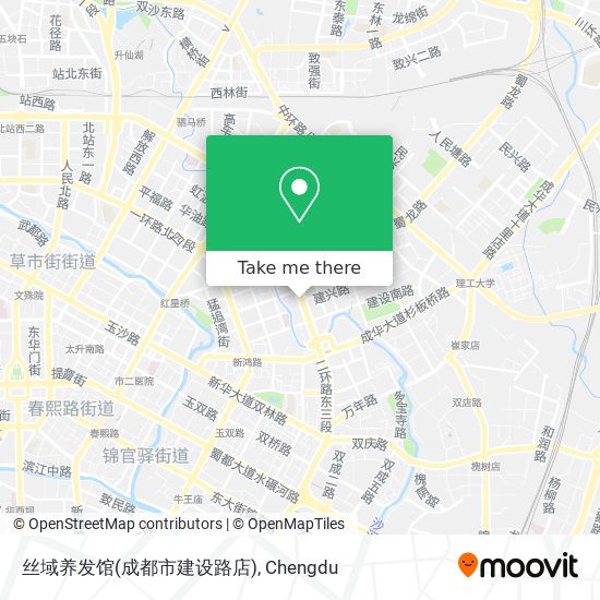 丝域养发馆(成都市建设路店) map