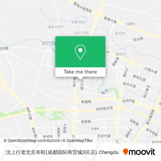 沈上行老北京布鞋(成都国际商贸城3区店) map