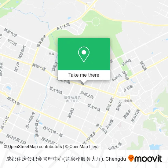 成都住房公积金管理中心(龙泉驿服务大厅) map