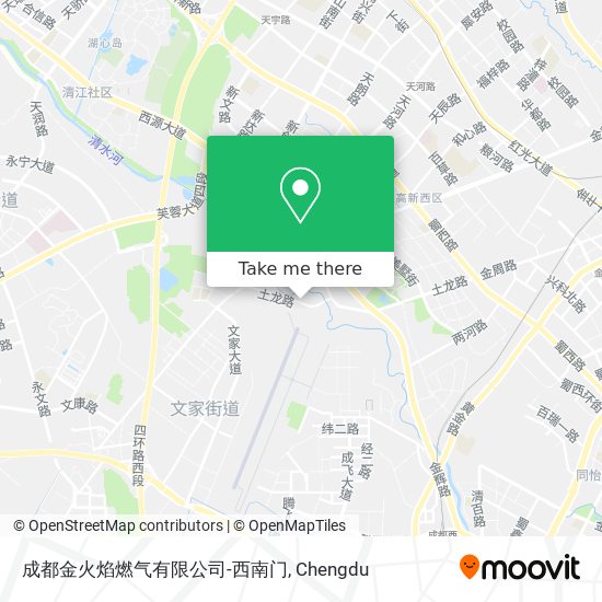 成都金火焰燃气有限公司-西南门 map