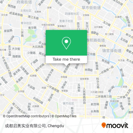 成都启奥实业有限公司 map