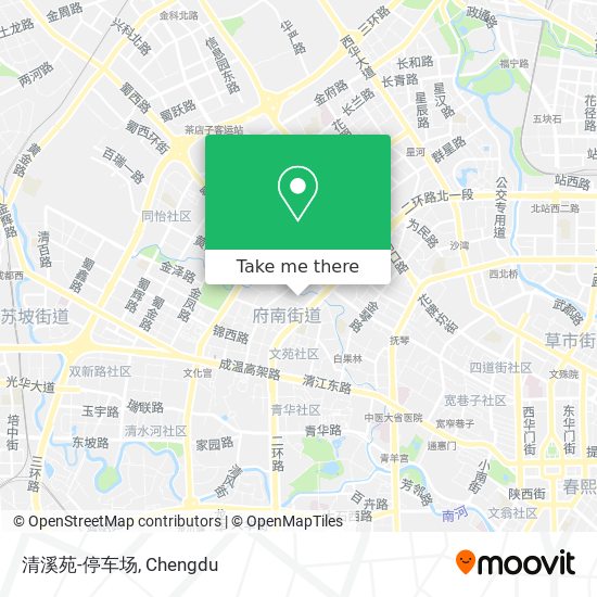 清溪苑-停车场 map