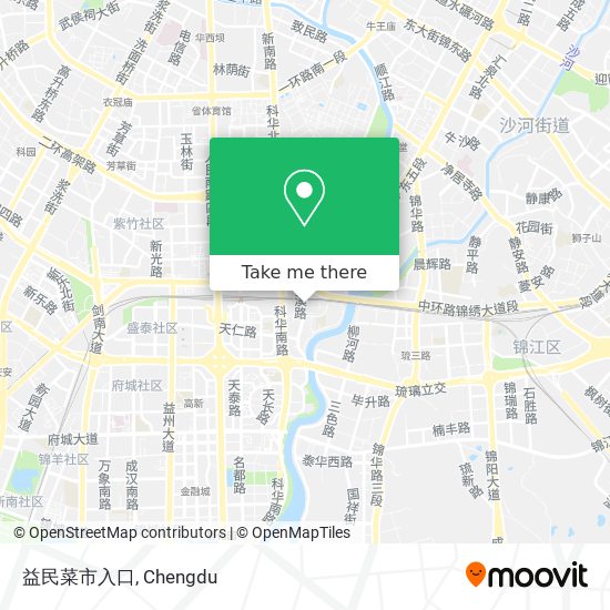 益民菜市入口 map