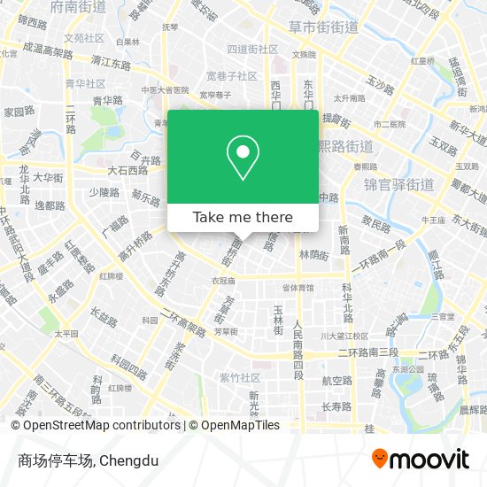 商场停车场 map