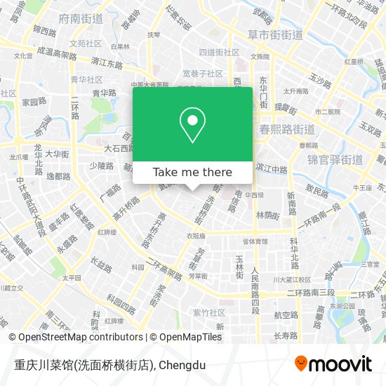 重庆川菜馆(洗面桥横街店) map