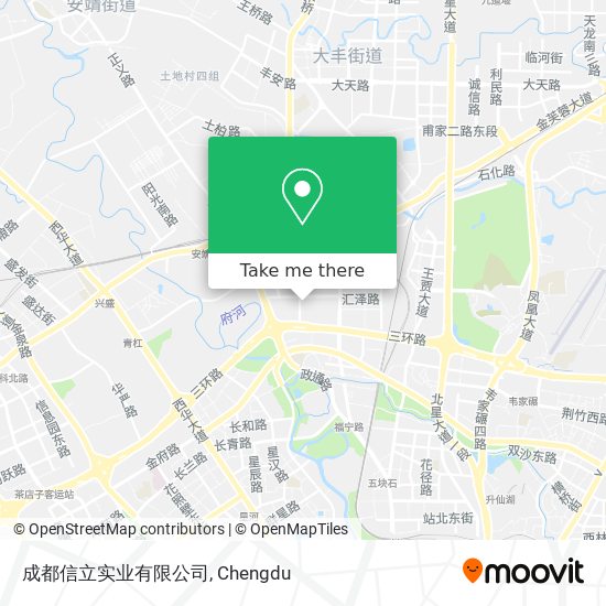 成都信立实业有限公司 map