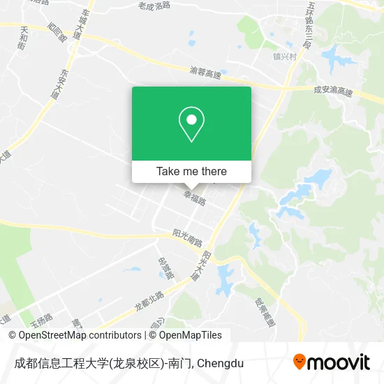 成都信息工程大学(龙泉校区)-南门 map