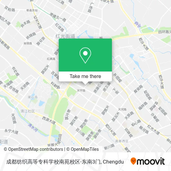 成都纺织高等专科学校南苑校区-东南3门 map