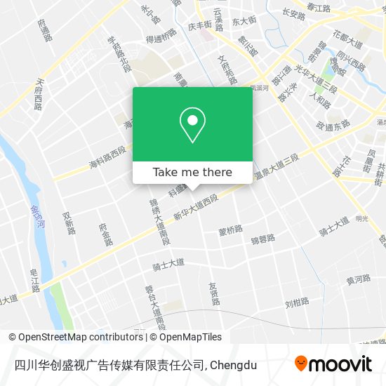 四川华创盛视广告传媒有限责任公司 map