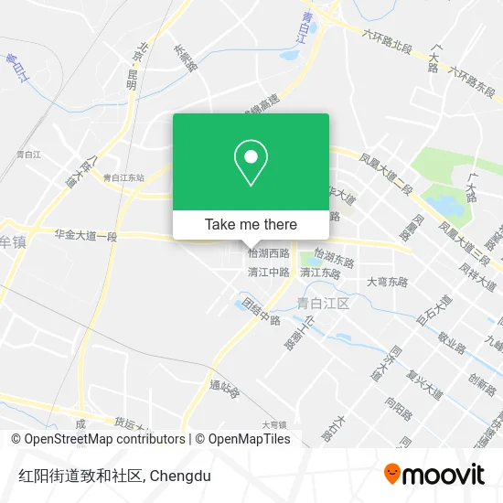 红阳街道致和社区 map