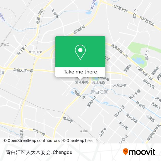 青白江区人大常委会 map