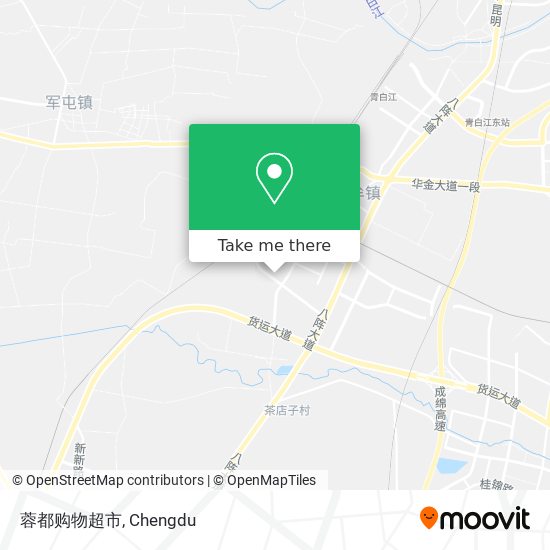 蓉都购物超市 map