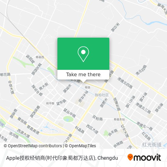 Apple授权经销商(时代印象蜀都万达店) map