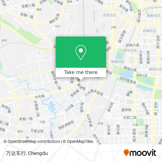 万达车行 map
