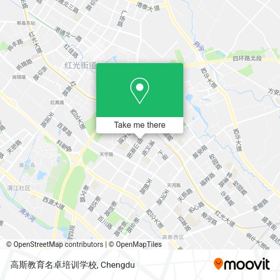 高斯教育名卓培训学校 map